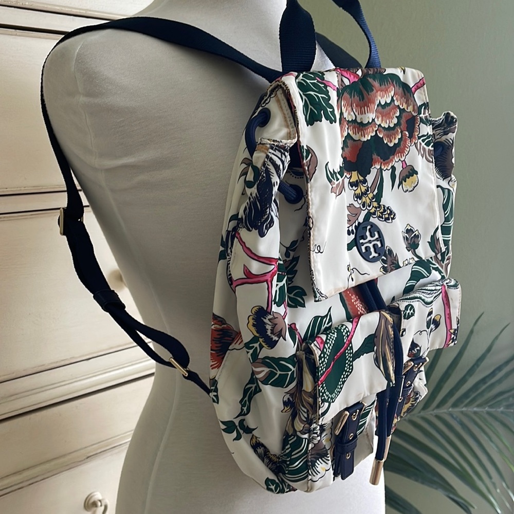 Tory Burch Tilda Happy Times Backpack - Picture 3 of 13
